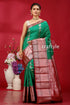 Pigment Green Kosha Silk Saree - Traditional Elegance - Craftyle