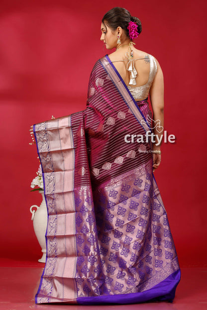 Stunning Mulberry Wood Kosha Silk Saree - Modern Fashion - Craftyle